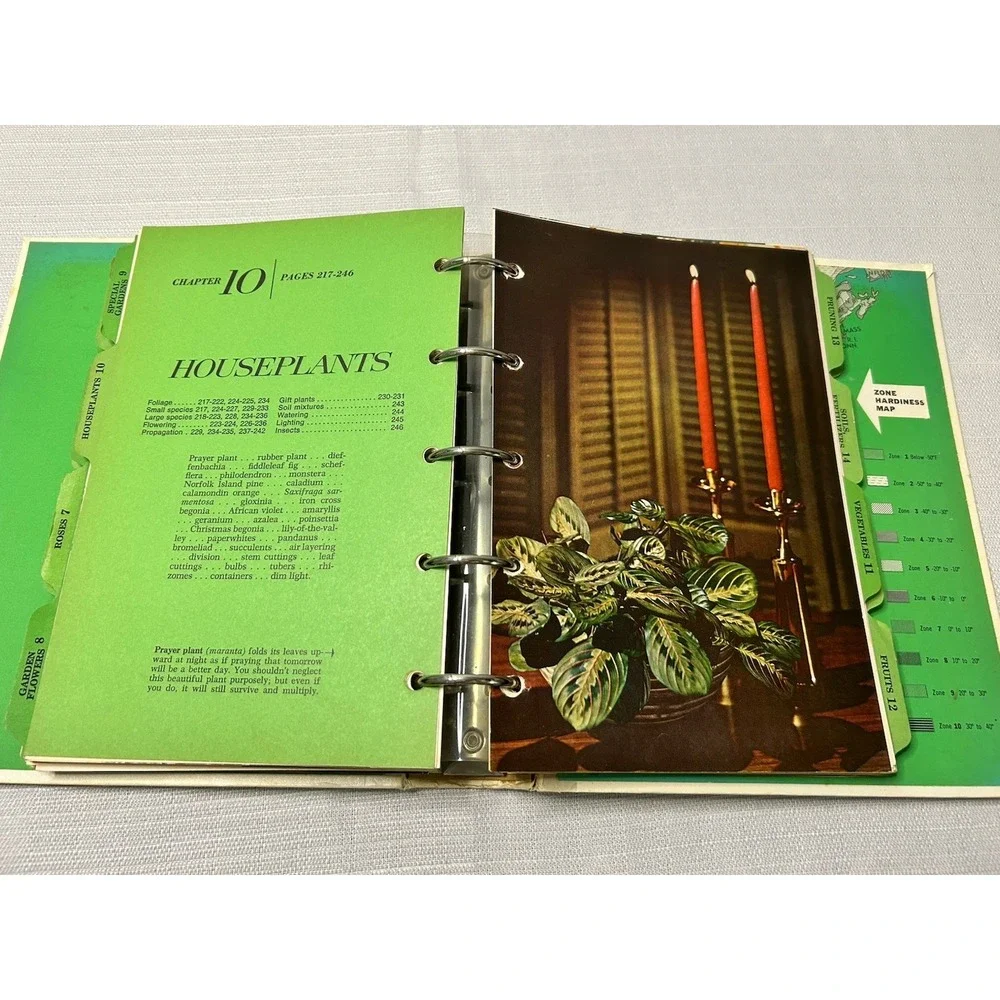 Vintage 1969 Better Homes and Gardens New‎ Garden Book ~ 5-Ring Binder MCM Style